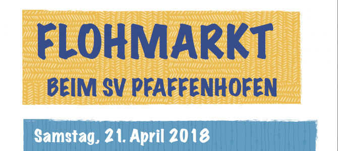 NEU: Flohmarkt am Sa, 21. April 2018