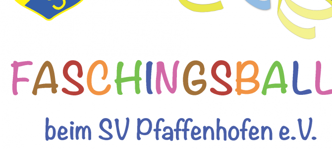 Faschingsball am 16. Februar (VVK: 09.02.)